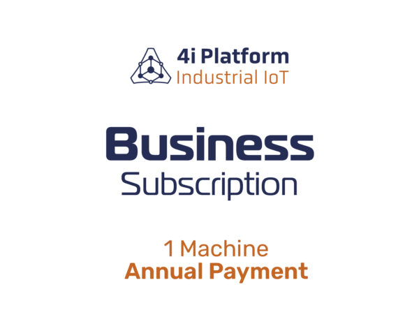 4i Platform: Explore our Business Subscription with affordable yearly fee for 1 machine.